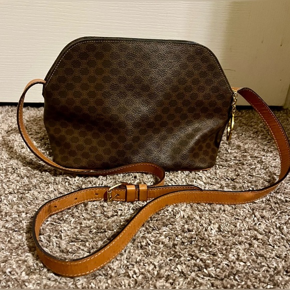 RARE VINTAGE CELINE MACADAM CROSSBODY BAG - Picture 13 of 13